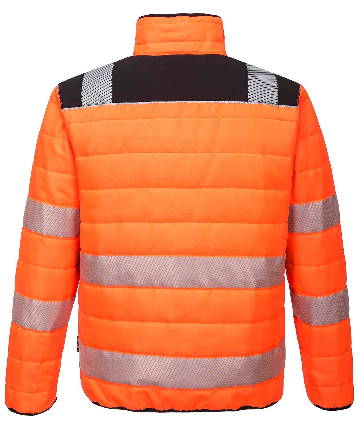 Portwest Baffle work jacket, Hi-Vis Orange/Black, large image number 1