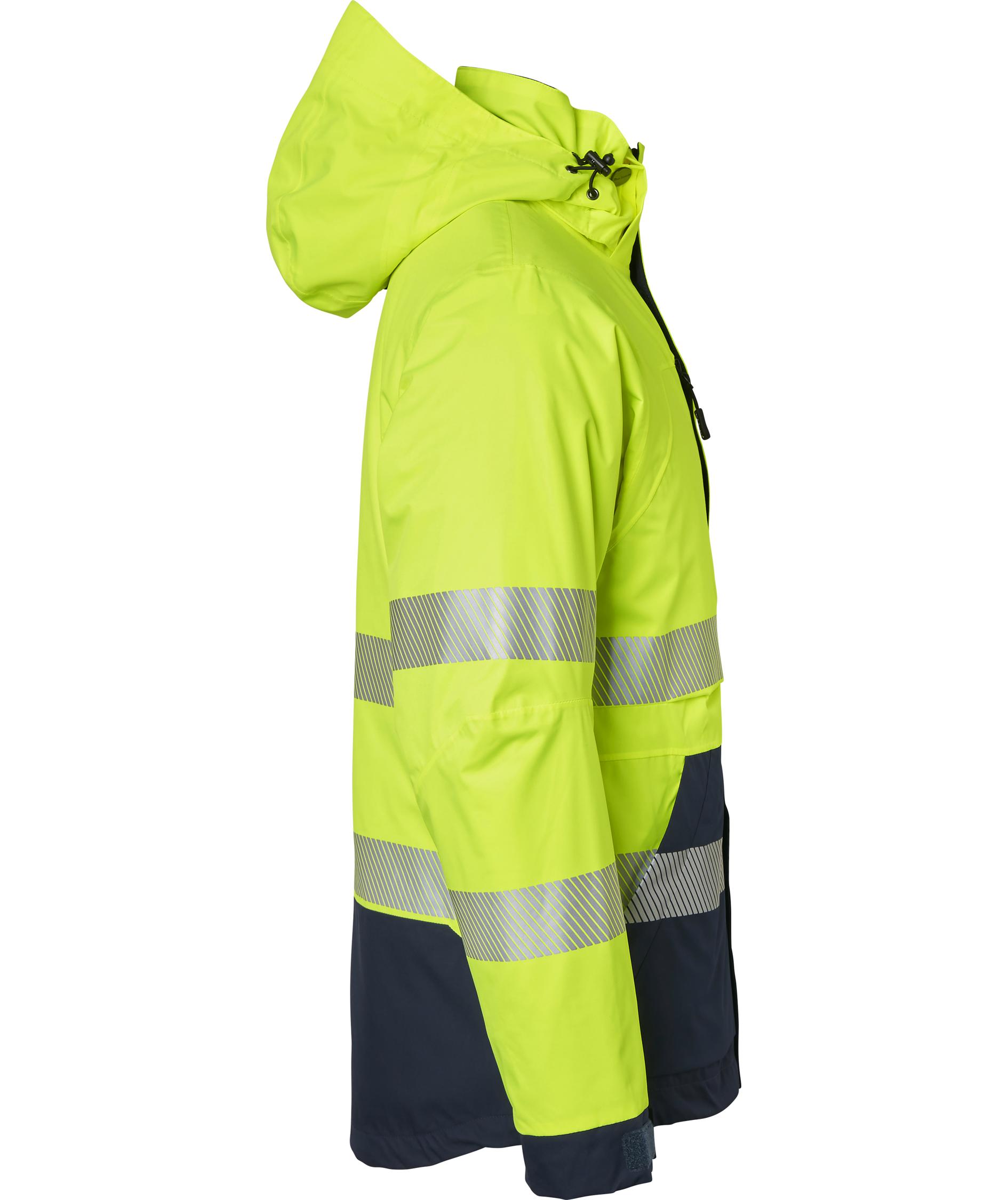 Top Swede 3-i-1 vinterjakke 127, Hi-Vis Gul/Navy, large image number 2