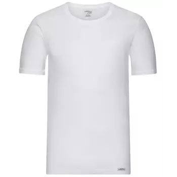 by Mikkelsen short-sleeved underwear shirt, White