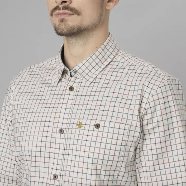 Seeland Oxford Shooting skjorta, Grape leaf/Terracotta check, large image number 4
