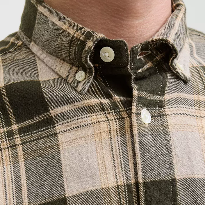 Jack & Jones Premium JPRBLUBROOK CHECK skjorta, Peat, large image number 4