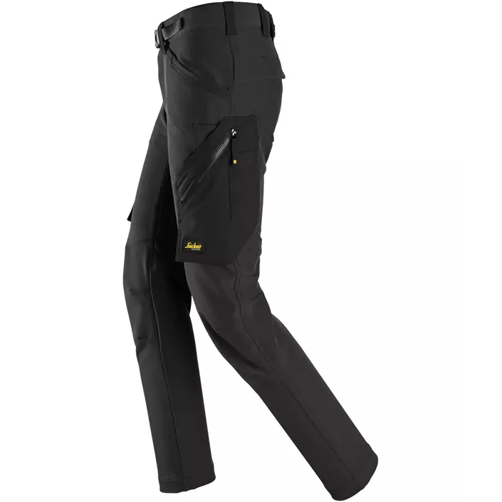 Snickers FlexiWork service trousers 6873 full stretch, Black/Black, large image number 7