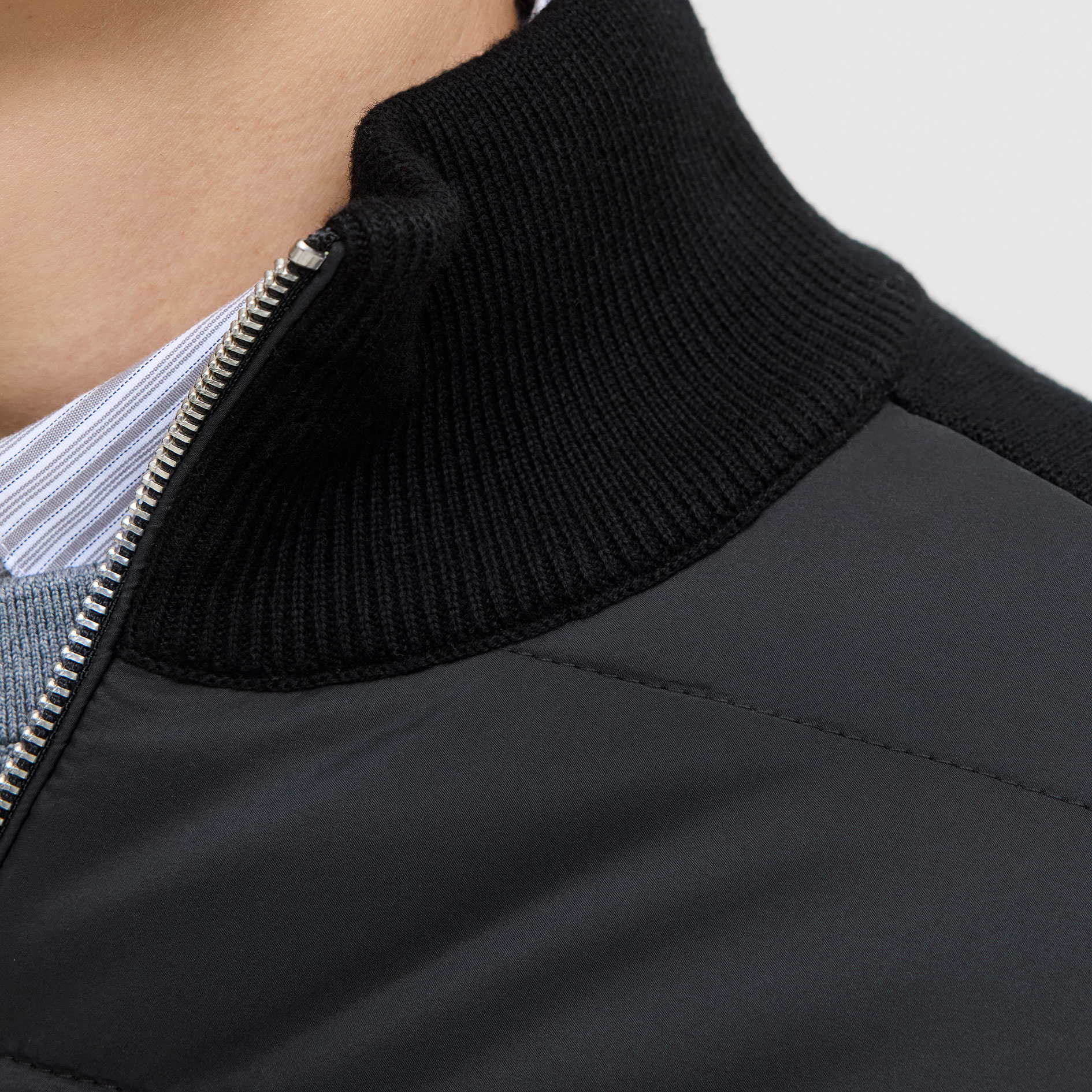 Jack & Jones JJEPERFECT hybrid cardigan, Black, large image number 4