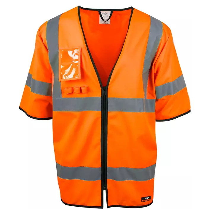 YOU Hagfors reflective safety vest, Hi-vis Orange, large image number 0