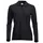 Clique Classic Marion long-sleeved women's polo shirt, Black, Black, swatch