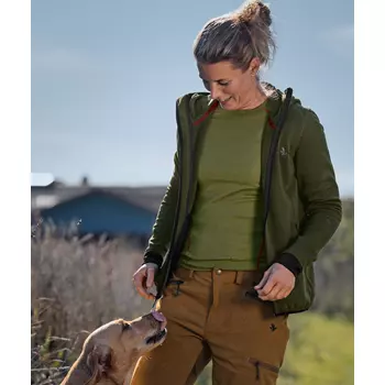 Seeland Power women´s fleece jacket, Pine green