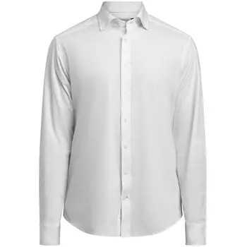 J. Harvest & Frost Indigo Bow 132 Slim fit skjorte, White