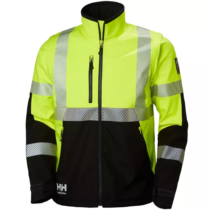 Helly Hansen ICU softshell jacket, Hi-vis yellow/charcoal, large image number 0