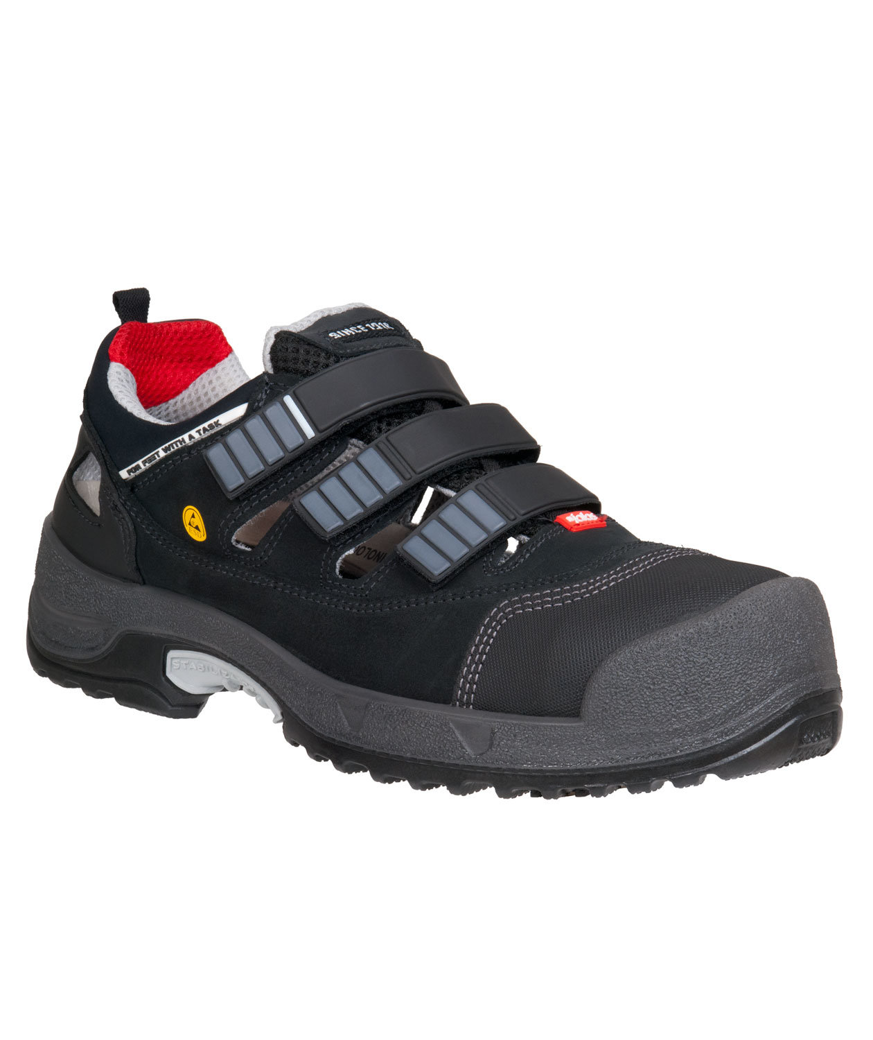 Jalas 3008 Zenit safety sandals S1P, Black, large image number 2