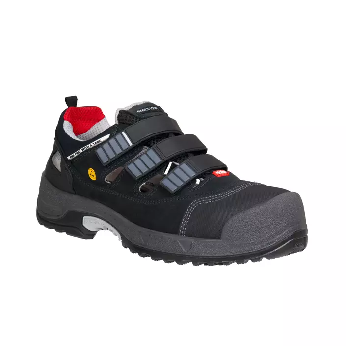 Jalas 3008 Zenit safety sandals S1P, Black, large image number 2