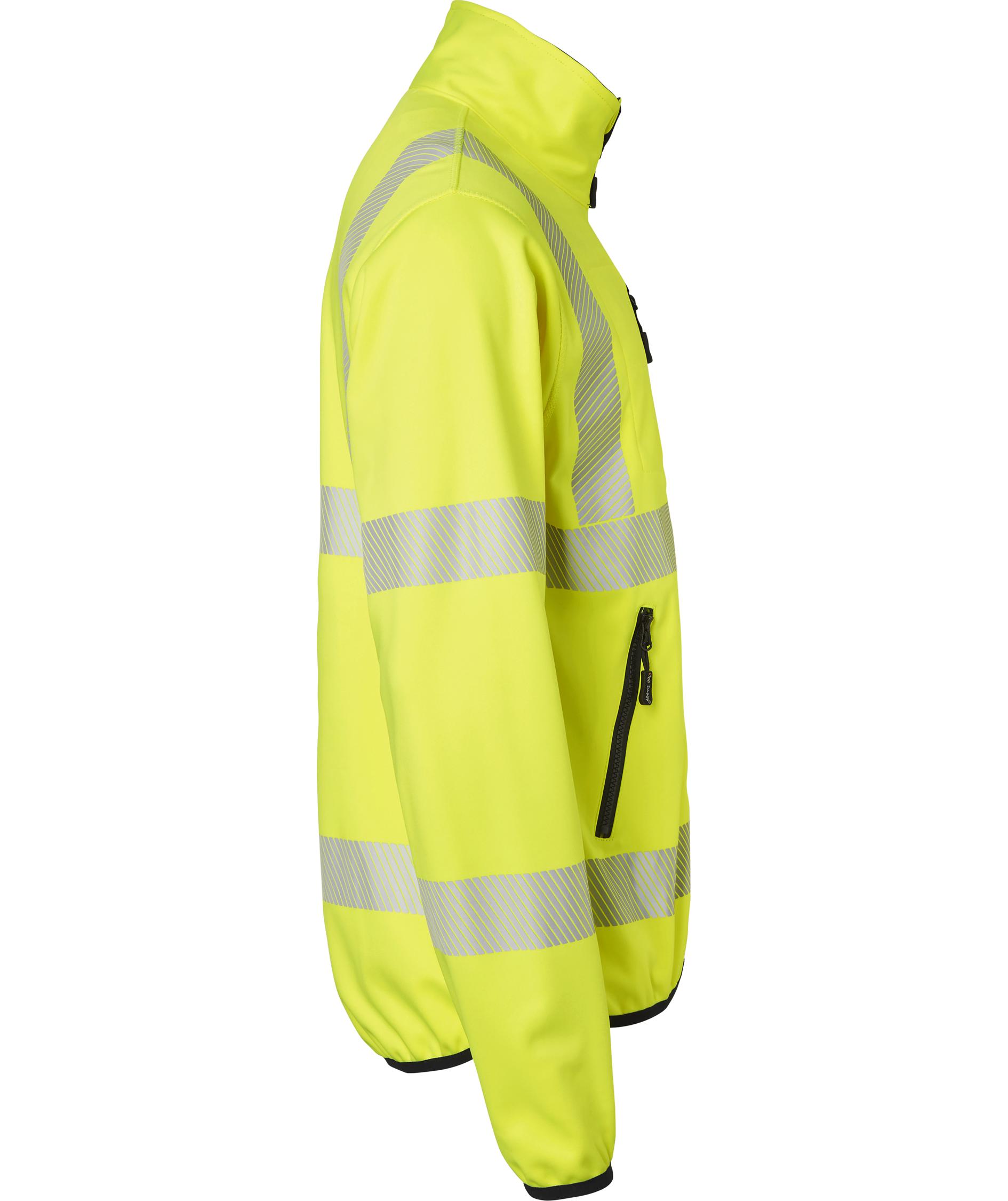 Top Swede softshell jacket 7721, Hi-vis Yellow/Black, large image number 2
