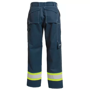 Tranemo Cantex 57 women's work trousers, Hi-vis yellow/Marine blue