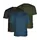 Pinewood 3-pak T-shirt, Azur Blue/Mossgreen/Black, Azur Blue/Mossgreen/Black, swatch
