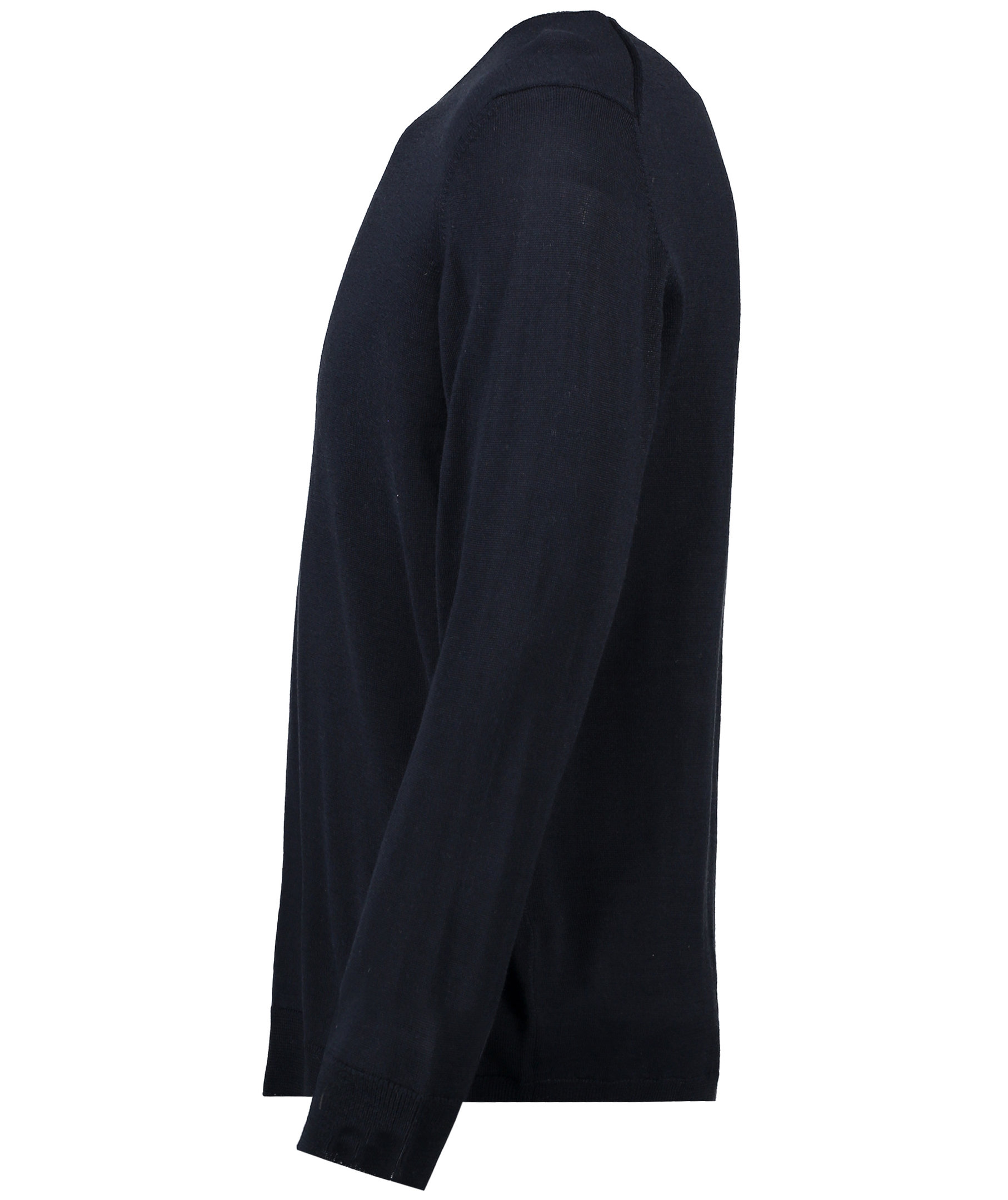 Seven Seas stickad tr&ouml;ja med merinoull, Navy, large image number 2