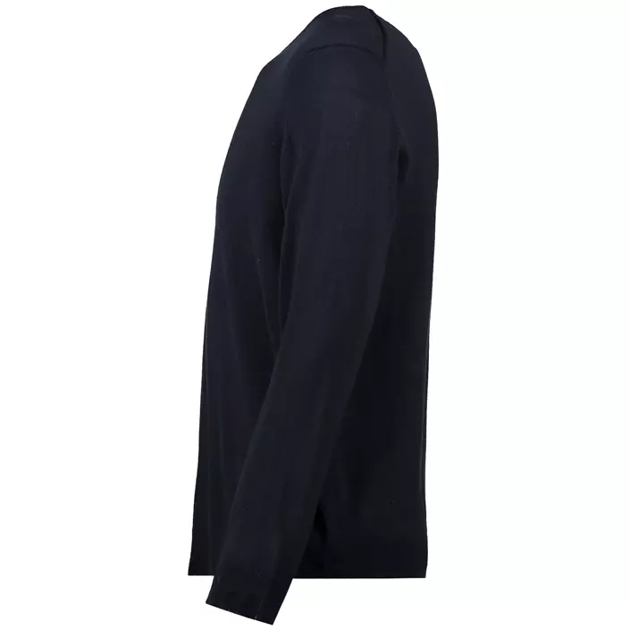 Seven Seas stickad tröja med merinoull, Navy, large image number 2