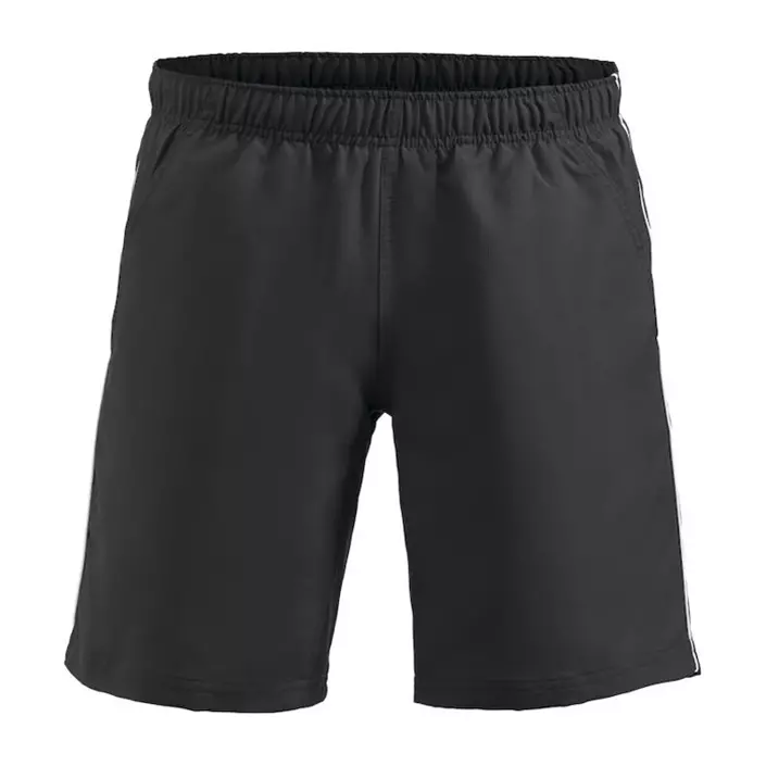 Clique Hollis sport shorts, Black/White, large image number 0