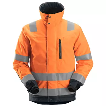 Snickers AllroundWork 37.5® winter jacket 1130, Hi-Vis Orange/Steel Grey