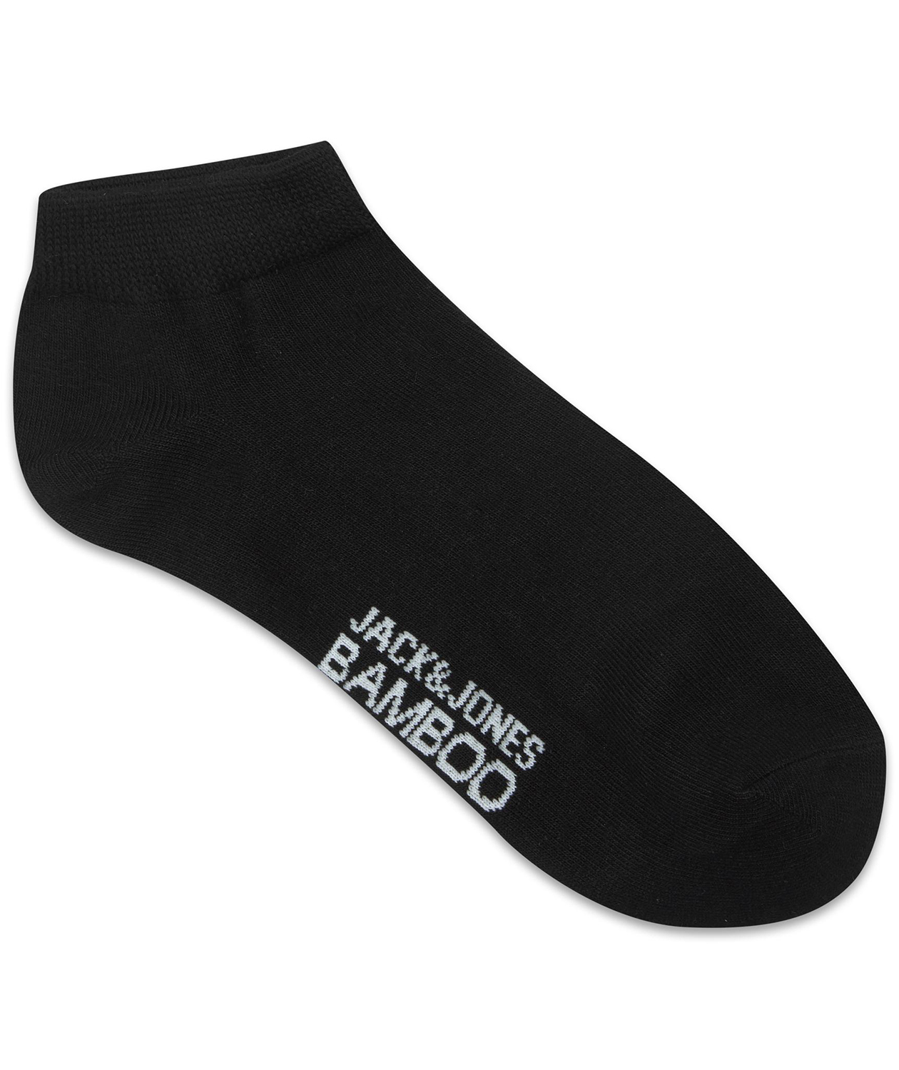 Jack & Jones JABASIC 5-pack bambus ankelstrumpor, Svart