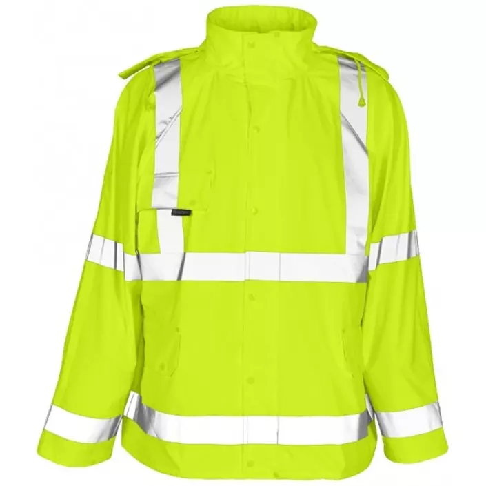 Mascot Safe Aqua Feldbach rain jacket, Hi-Vis Yellow, large image number 0