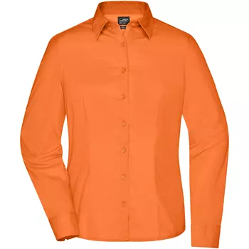 James & Nicholson modern fit dameskjorte, Orange