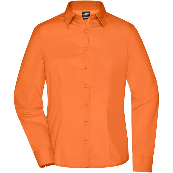 James & Nicholson modern fit Damen Hemd, Orange, large image number 0