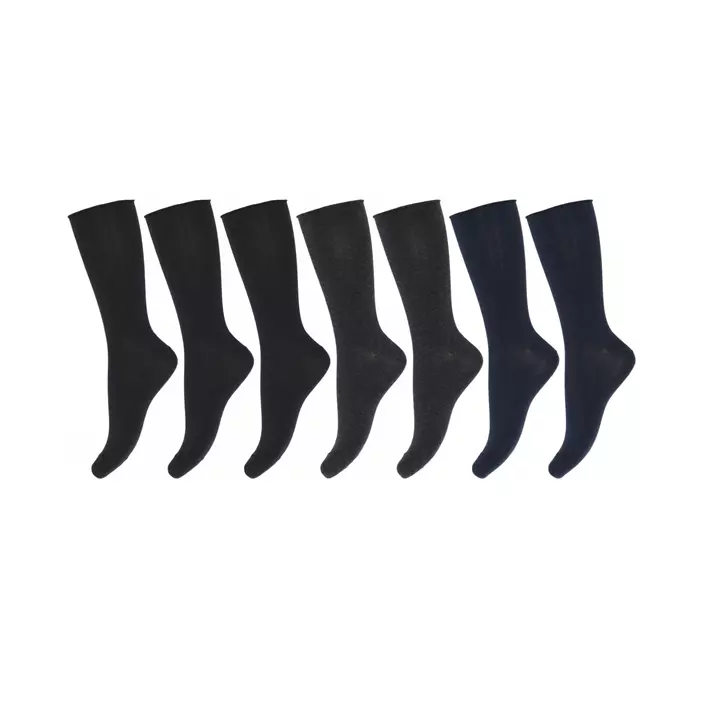 Decoy 7-pack women's socks, Black/dark grey/navy, Black/dark grey/navy, large image number 0