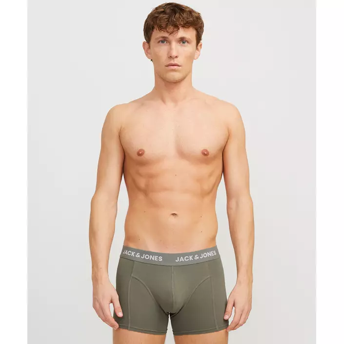 Jack & Jones JACROB SOLID 3er-Pack Boxershorts, Agave Green, large image number 1