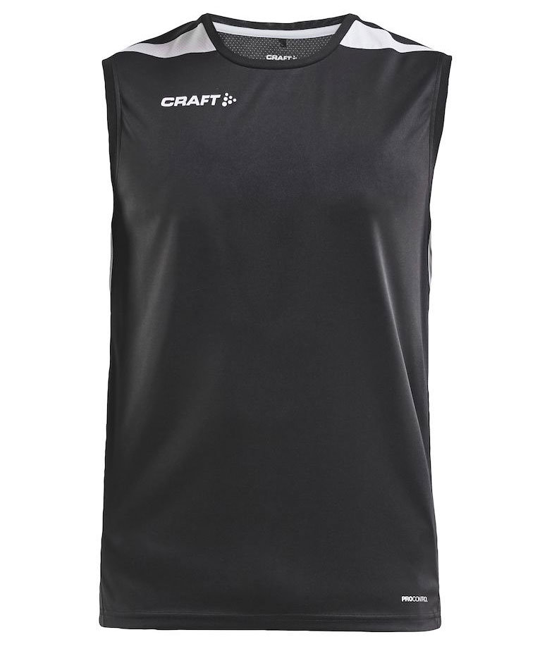 Craft Pro Control Impact tank top, Black/white, Black/white, swatch