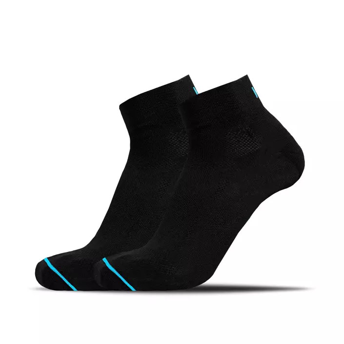 Monitor MoniShe Rebound 2-pack dame sokker, Svart, large image number 0