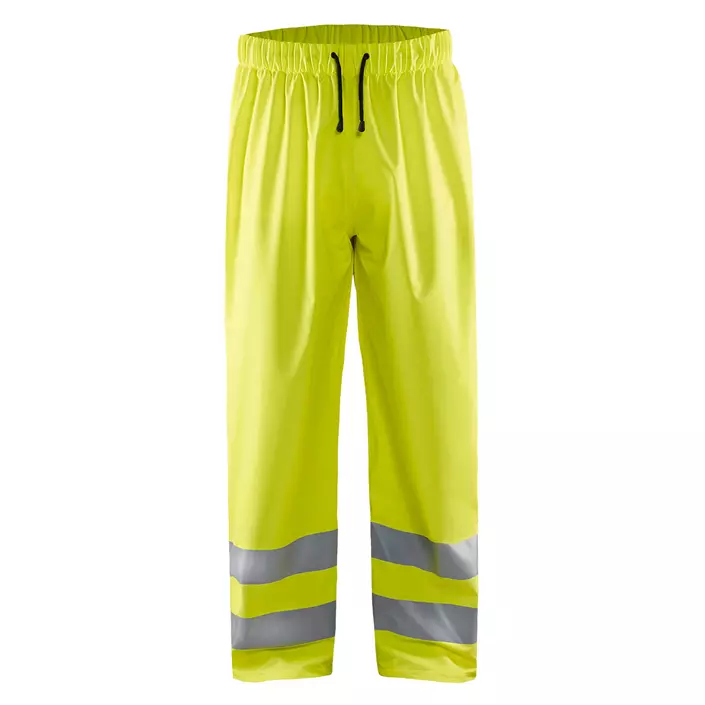 Blåkläder rain trousers, Hi-Vis Yellow, large image number 0