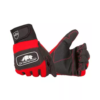 SIP 2XD3 skærehæmmende handsker, Rød/Sort