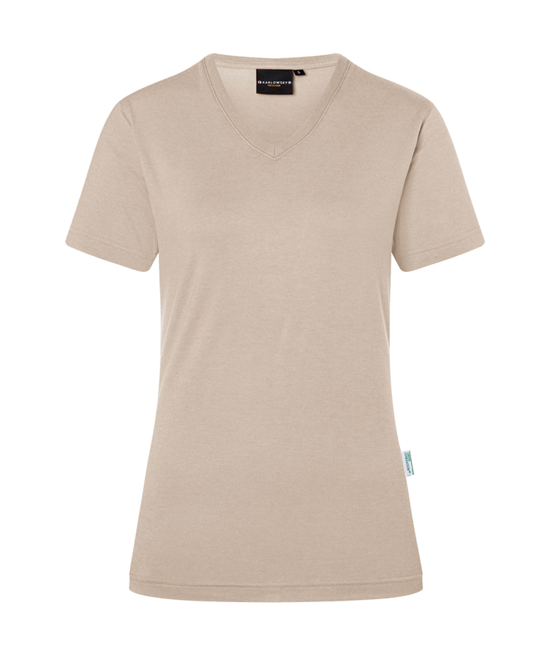 Karlowsky Casual-Flair T-Shirt dam, Sand