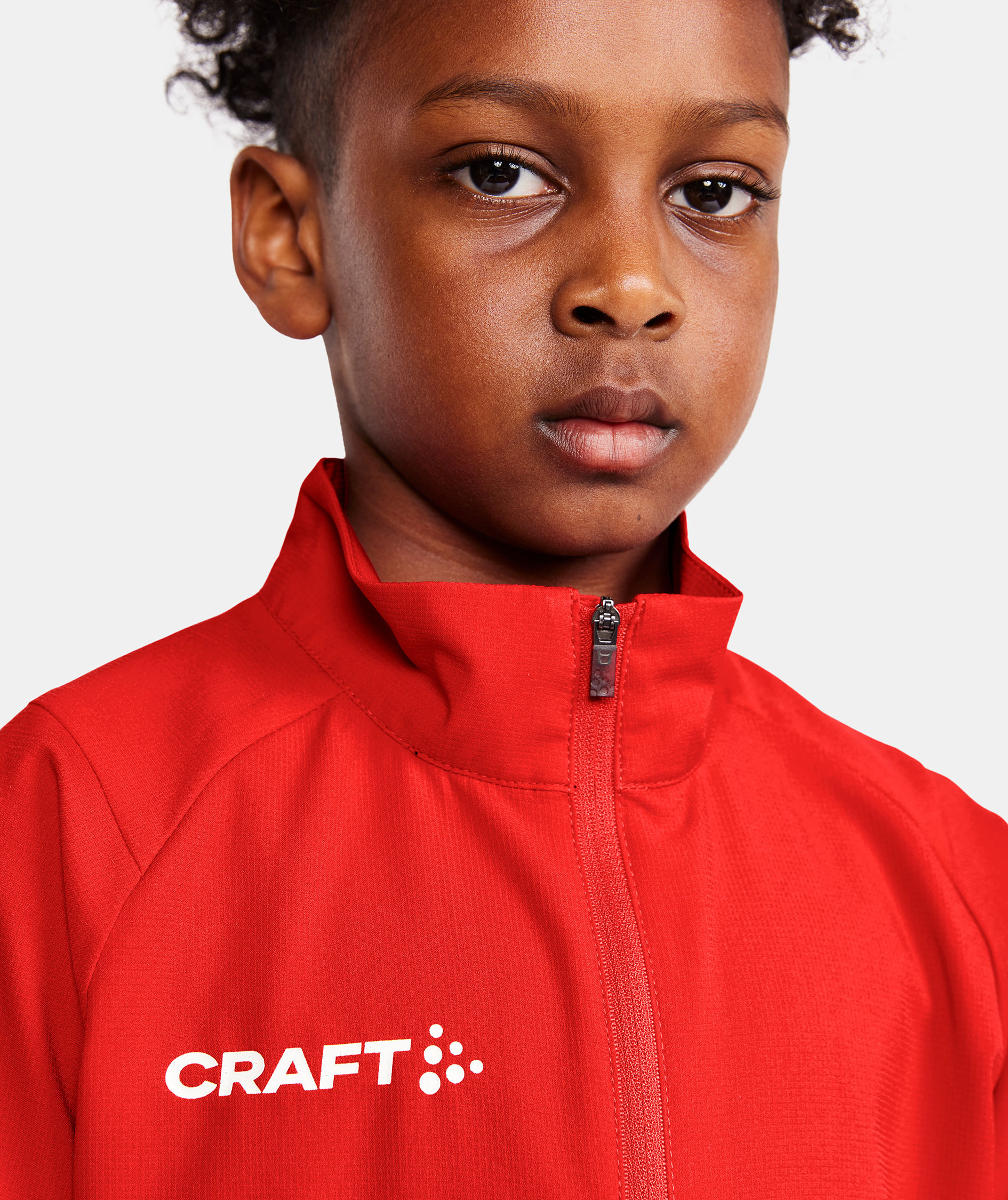 Craft Rush 2.0 cardigan til b&oslash;rn, Bright red, large image number 3