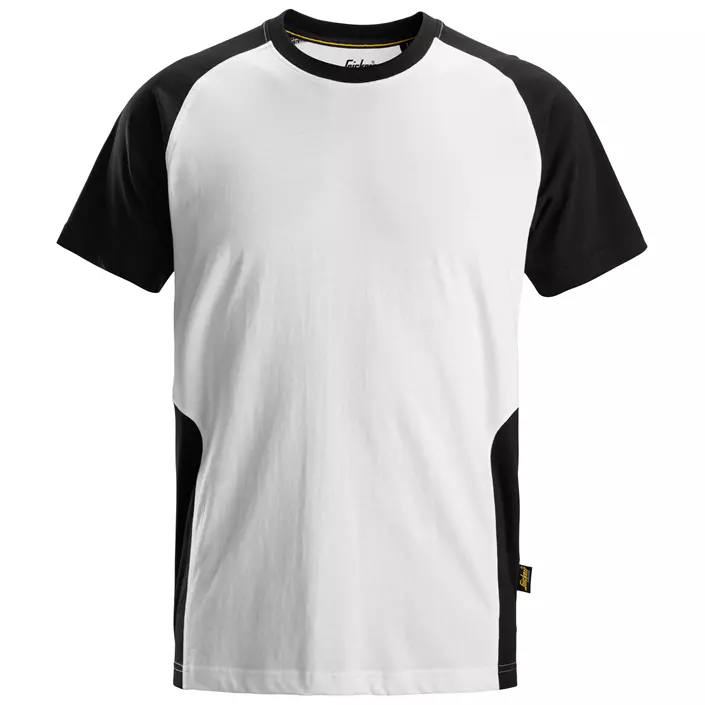 Snickers T-skjorte 2550, Hvit/Svart, large image number 0
