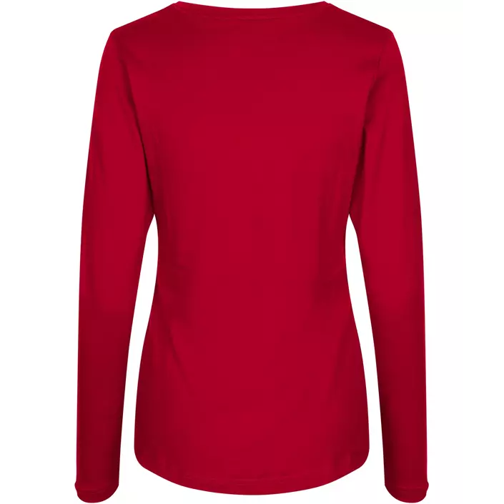 ID Interlock  Langärmliges Damen T-shirt, Red, large image number 1