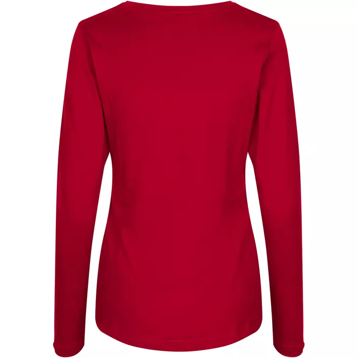 ID Interlock  Langärmliges Damen T-shirt, Red, large image number 1