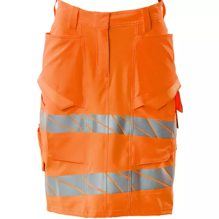 Mascot Accelerate Safe diamond fit skirt, Hi-vis Orange, large image number 0