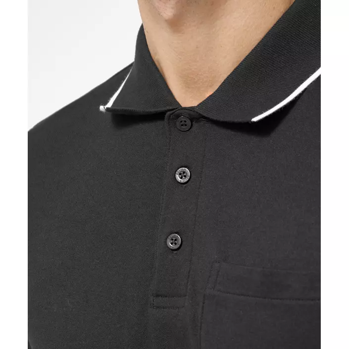 Belika Valencia polo shirt, Black, large image number 4