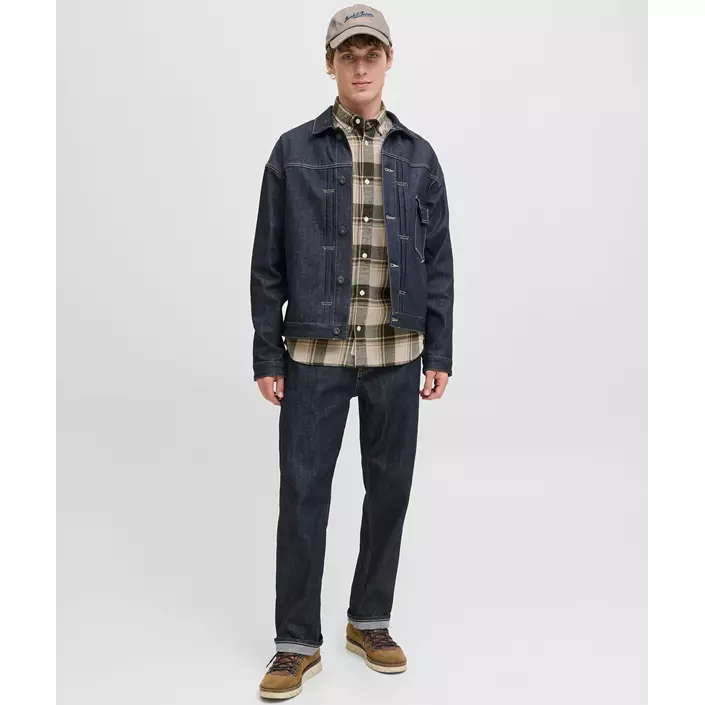 Jack & Jones Premium JPRBLUBROOK CHECK skjorta, Peat, large image number 6