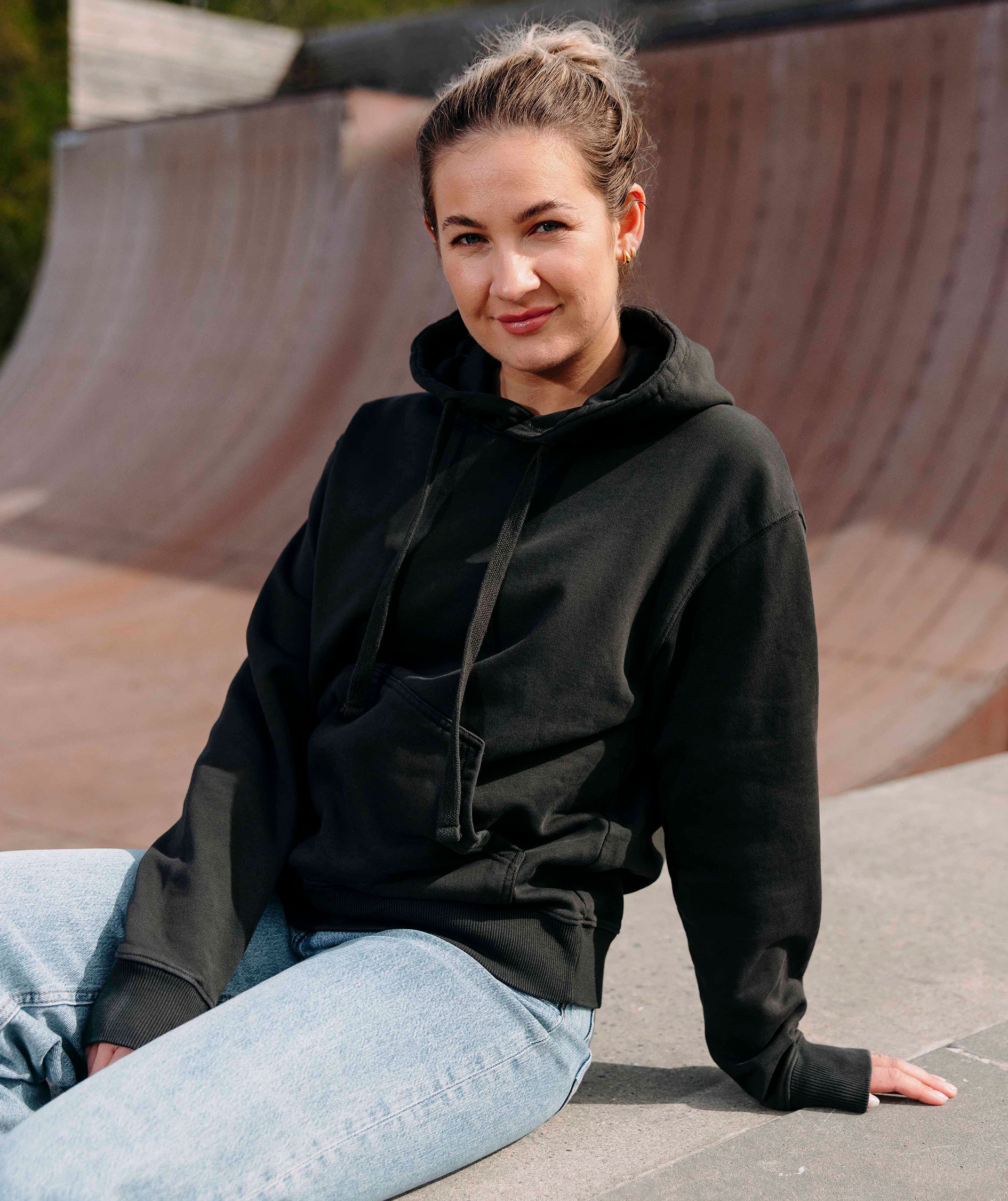 YOU Braga hoodie, Black