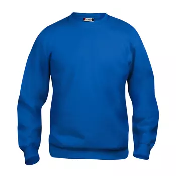 Clique Basic Roundneck collegetröja/sweatshirt till barn, Kungsblå
