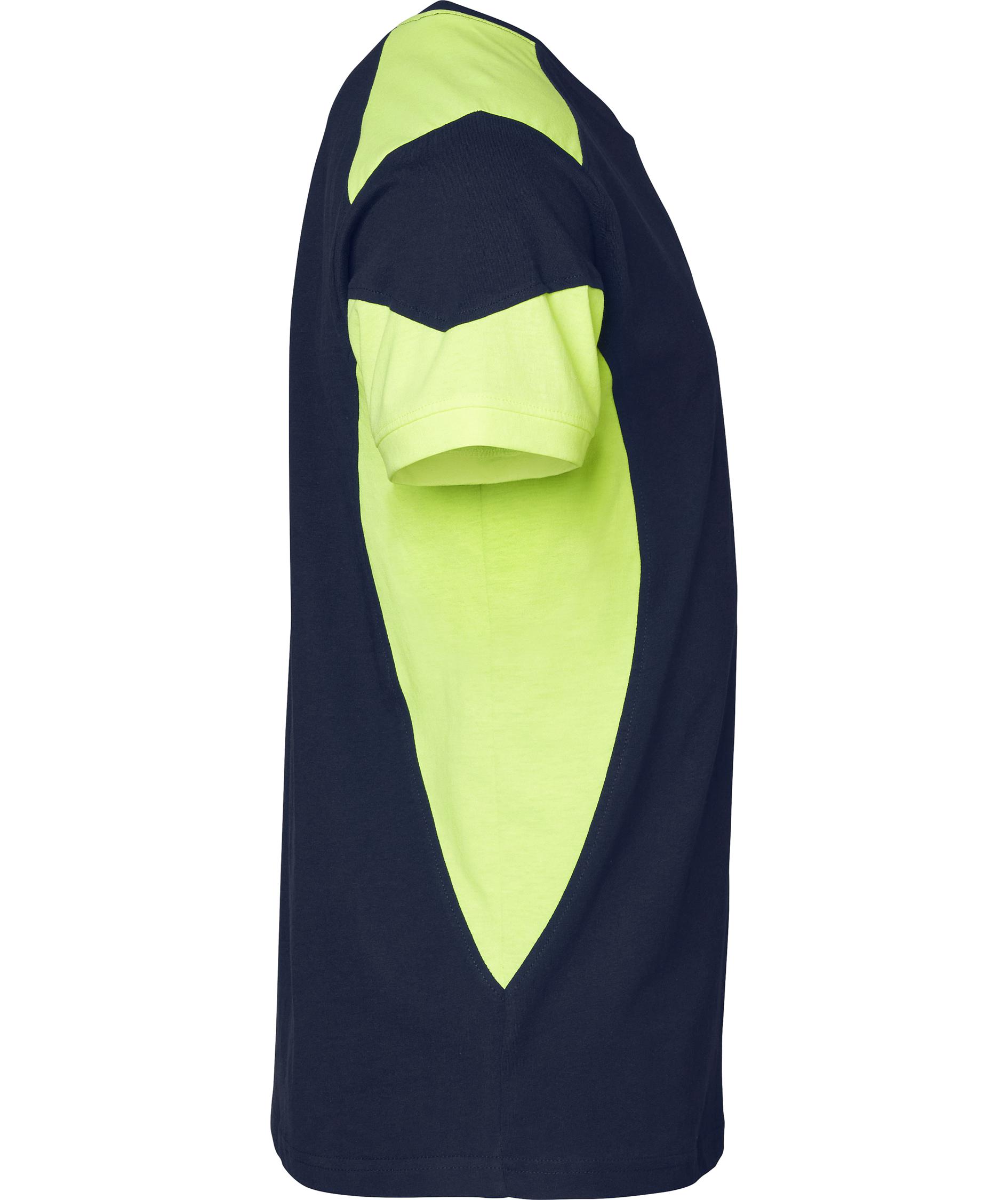 Top Swede T-skjorte 210, Navy/Hi-Vis gul, large image number 2