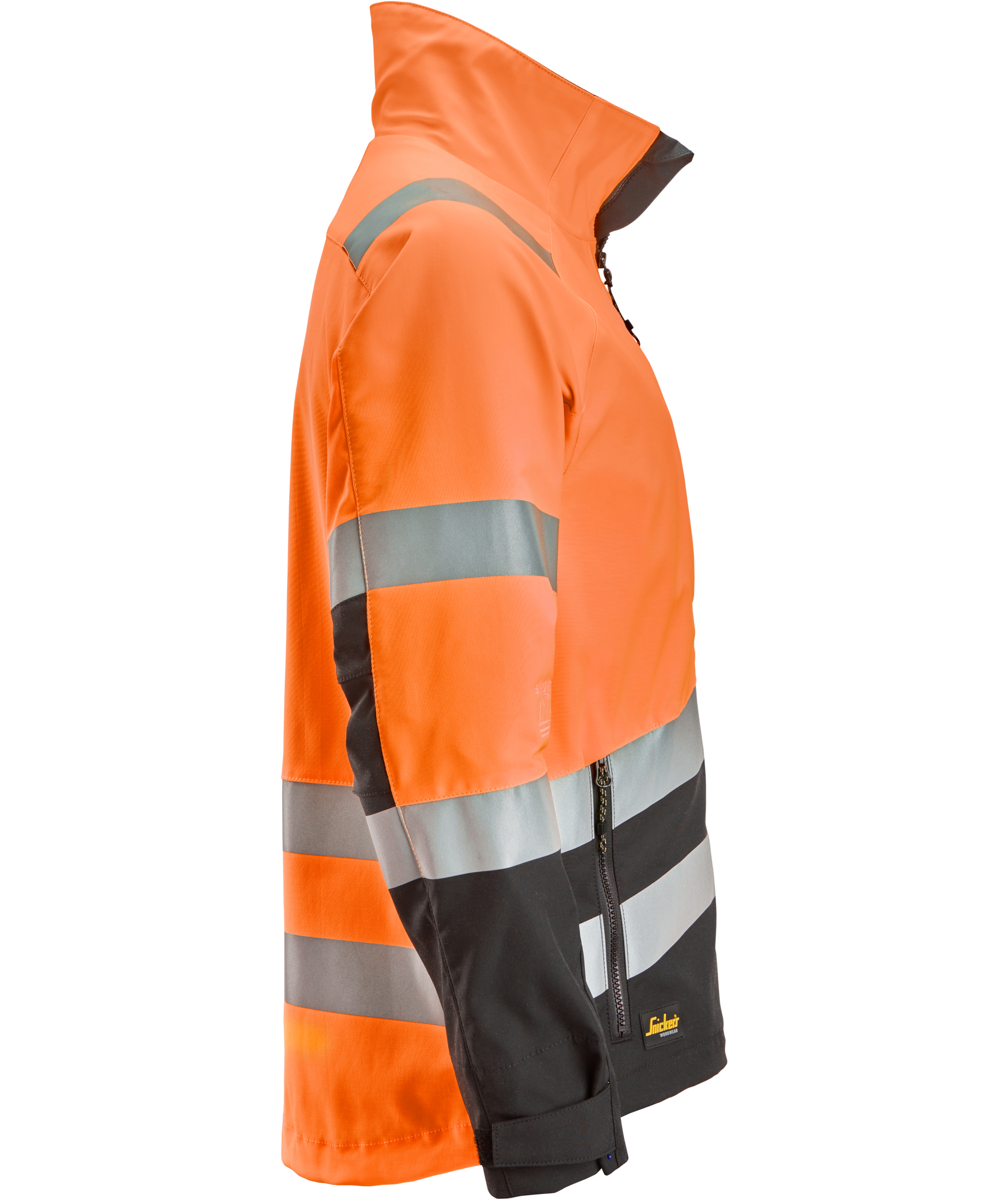 Snickers arbetsjacka 1532, Varsel Orange/Svart, large image number 2