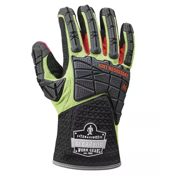 Ergodyne 925CR6 impact resistant Cut F gloves, Lime