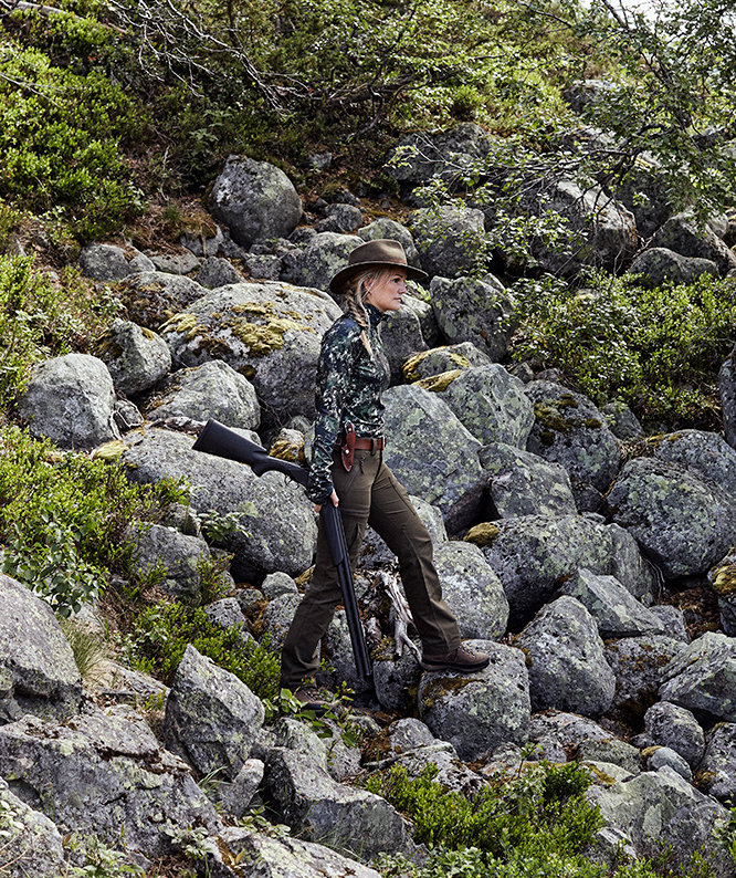 Northern Hunting Embla dame fleecetr&oslash;je, Camouflage