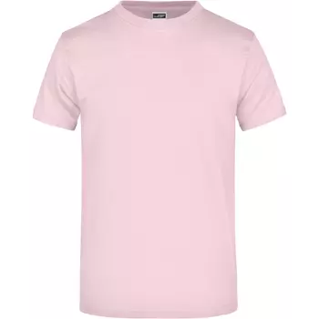James & Nicholson T-shirt Round-T Heavy, Rose