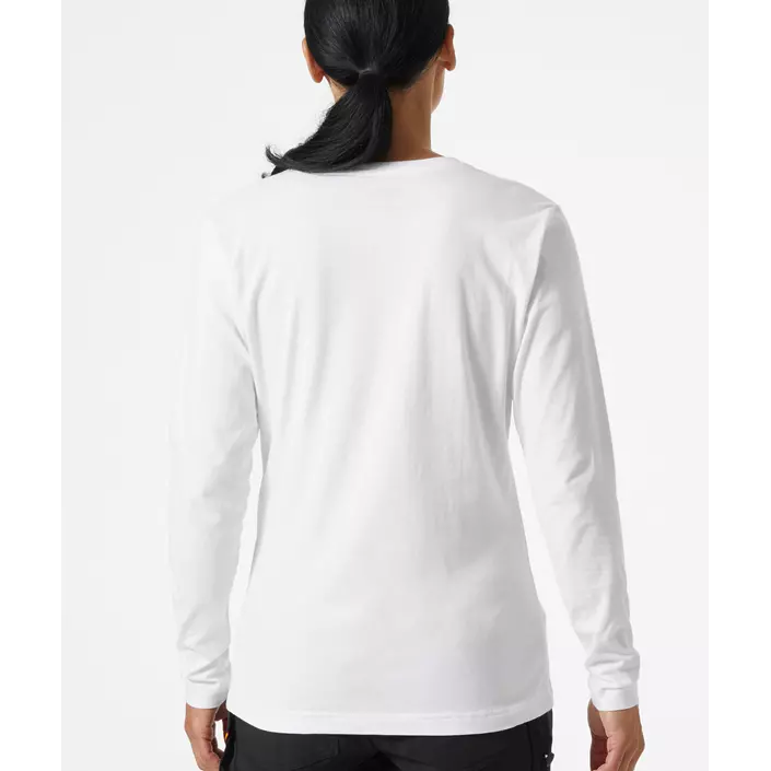 Helly Hansen Classic langermet T-skjorte dame, Hvit, large image number 3