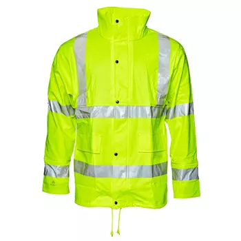 Elka Dry Zone Visible PU rain jacket, Hi-Vis Yellow