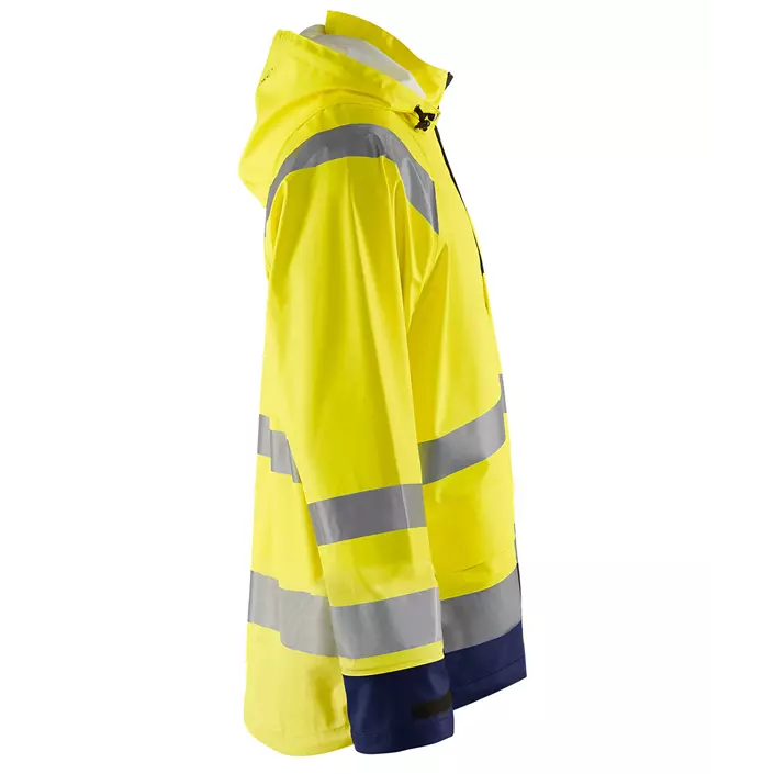 Blåkläder regnjakke Level 1, Hi-vis Gul/Marine, large image number 3