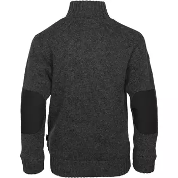 Pinewood Hurricane children's sweater, Dark Grey Melange